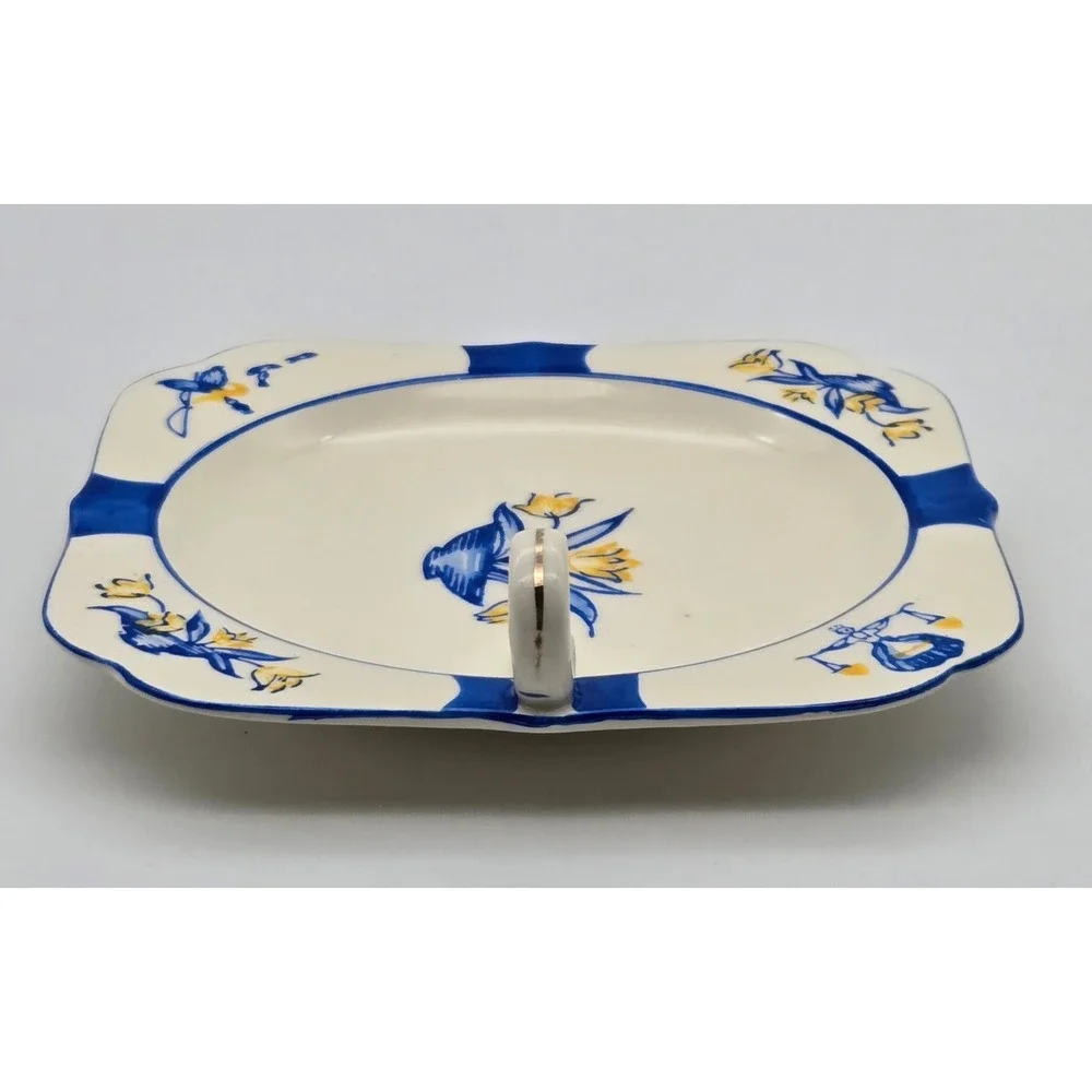 Hotta Yu Shoten & Co Lusterware‎ Japan 20's Floral Dish Numbered Hand Painted